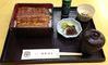 Eel served over rice in a lacquered box