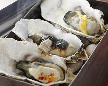 Unsalted grilled oyster