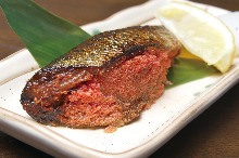 Sardines and marinated cod roe