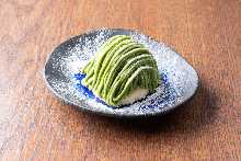 matcha mont blanc