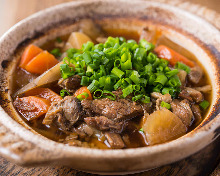 Simmered beef tendon