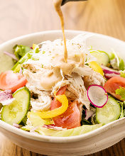 Steamed chicken salad