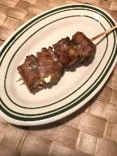 Grilled pork skewer