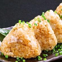 Grilled rice ball