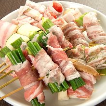 Assorted grilled skewers, 5 kinds