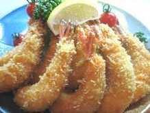 Deep-fried shrimp