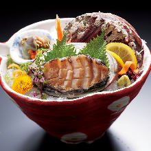 Abalone sashimi