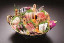 Assorted sashimi, 7 kinds