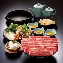 Wagyu beef sukiyaki