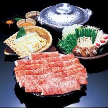 Wagyu beef shabu-shabu