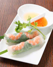 Goi cuon (fresh spring rolls)