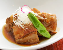 Simmered pork belly