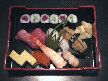 Assorted nigiri sushi