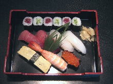 Assorted nigiri sushi