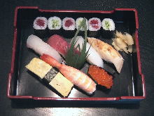 Assorted nigiri sushi