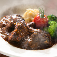 Simmered beef cheek