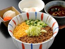 Soboro Gohan (seasoned ground meat rice)