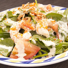 Caesar salad with slow-poached egg