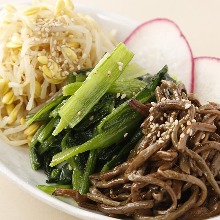 Namul (Korean seasoned vegetables or wild greens)