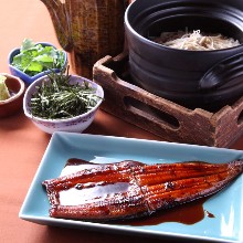 Rice mixed with eel