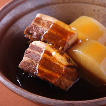 Simmered pork belly