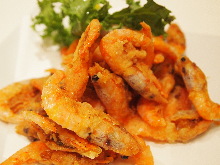 Fried prawns