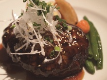 Japanese-style hamburg steak