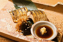 Seared mackerel