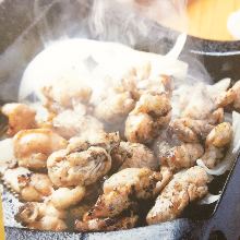 Charcoal grilled thighs