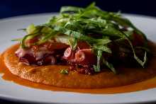 Octopus and vegetable salad