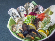 Other shellfish dishes