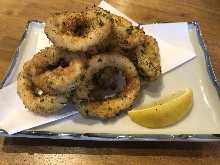 Squid fritters