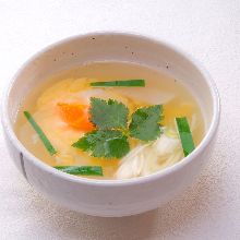 Egg soup