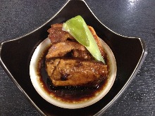 Simmered pork belly