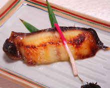 Grilled seasonal fish with Saikyo miso