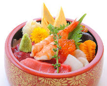 Chirashi sushi