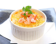 Seafood gratin