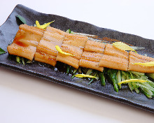 Simmered conger eel