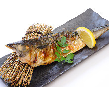 Lightly-dried mackerel