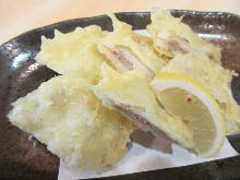 Lotus root tempura