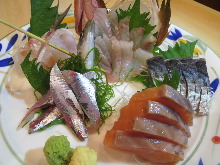 Assorted sashimi, 7 kinds