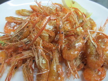 Fried prawns