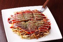 Hiroshima-style okonomiyaki