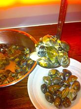 Manila clams steamed in white wine