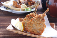 Deep-fried horse mackerel