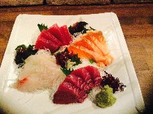 Assorted sashimi, 3 kinds