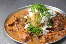 Simmered organ meats
