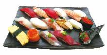 Assorted nigiri sushi Assorted nigiri sushi