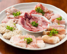 Assorted pork offal