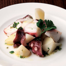 Marinated octopus